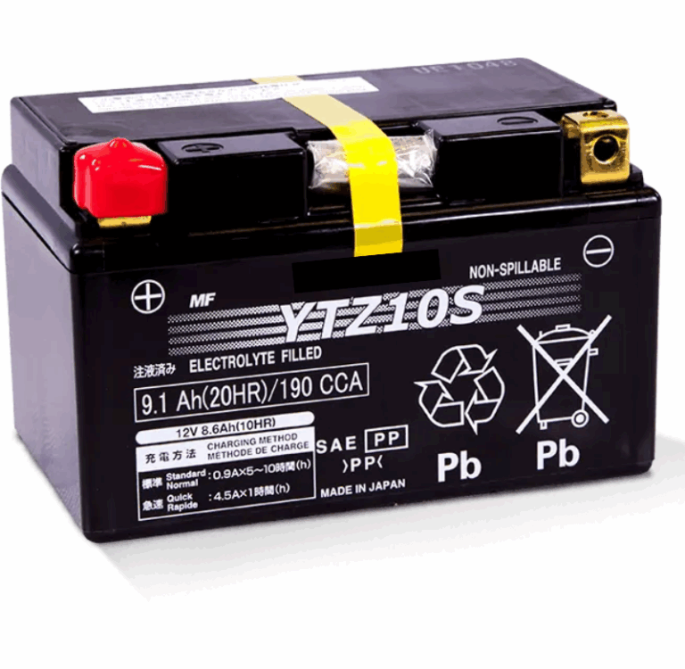 Enertec YTZ 10S 12V 8.6Ah AGM Motorcycle Battery